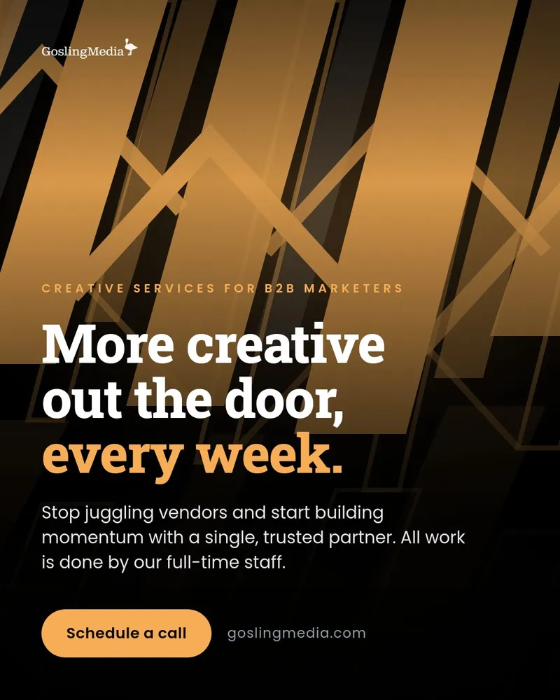 New message, same brand: More creative out the door, every week